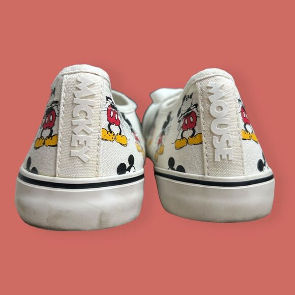 🐭 MICKEY MOUSE DISNEY CANVAS LACE UP SNEAKERS CHARACTER SIZE EU 38 US 7.5 - Picture 5 of 12
